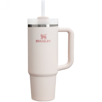 Термокружка Stanley Quencher H2.0 0,88 л с трубочкой, розовая (10-11912-094)